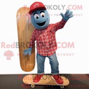 Figura de máscara de skate...
