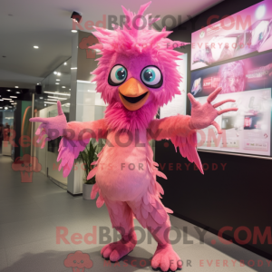 Máscara Rosa Harpy com...