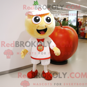 Cream Tomato maskot kostym...