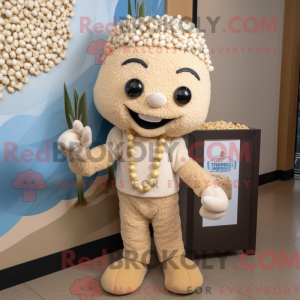 Tan Pop Corn maskot...