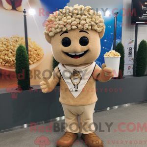 Tan Pop Corn maskot...