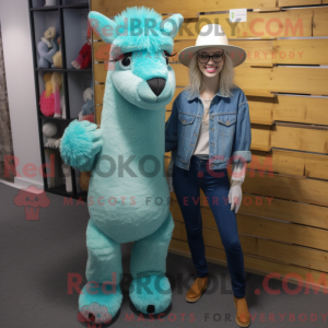 Disfraz de mascota Cyan...