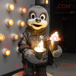 Gray Scented Candle mascot...