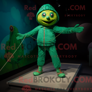 Green Tightrope Walker...