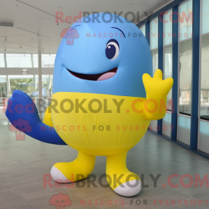 Postava maskota citrónově...