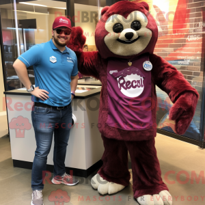 Disfraz de mascota Maroon...