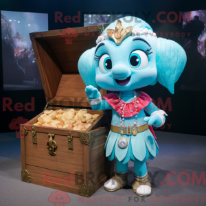 Maskotdraktfigurka Cyan...