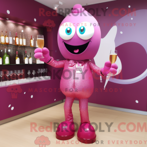 Disfraz de mascota Magenta...