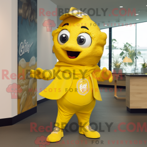 Gul Fish And Chips maskot...