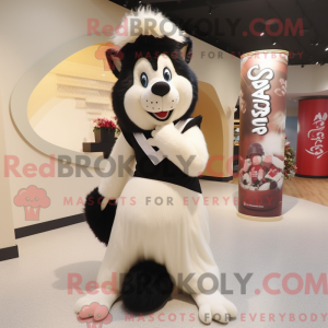 Costume mascotte de Skunk...