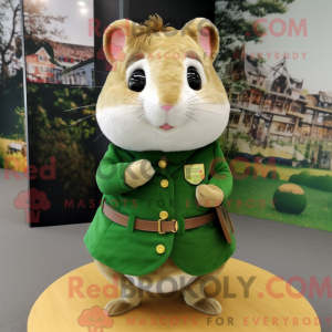 Olive Hamster Maskottchen...