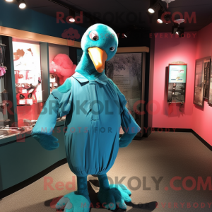 Disfraz de mascota Teal...