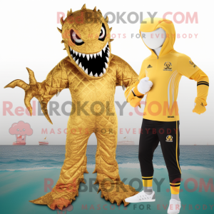 A máscara Gold Kraken...