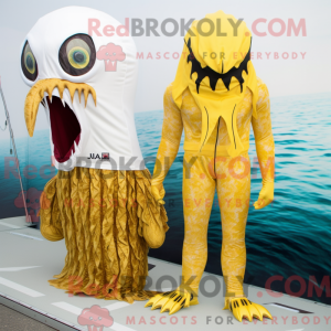 A máscara Gold Kraken...