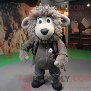 Grijze Suffolk Sheep...