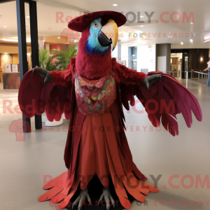 Costume de mascotte d ara...