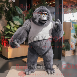 Disfraz de mascota gorila...