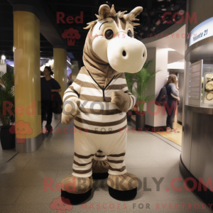 Figura de máscara de zebra...