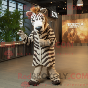 Figura de máscara de zebra...