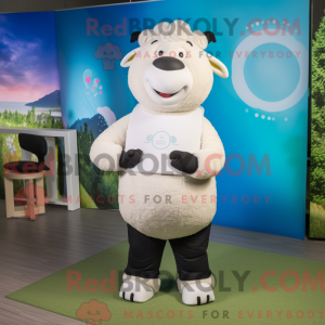 Witte Suffolk Sheep...