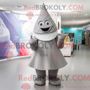 Personaggio mascotte cono...