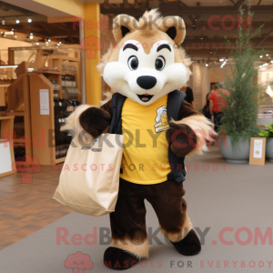 Gold Skunk Maskottchen...
