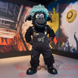 Black Ram-maskotdraktfigur...