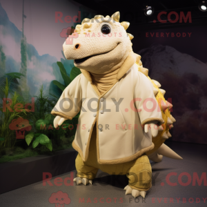 Kremfarget Ankylosaurus...