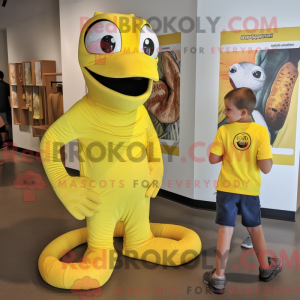 Lemon Yellow Python mascot...