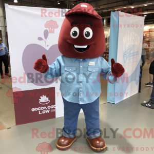 Maroon Chocolates maskot...