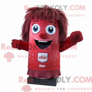 Red Soda Can maskot kostume...