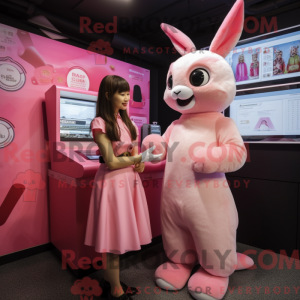 Maskottchenkostüm Rosa...