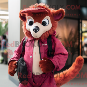 Máscara de Lemur Magenta...