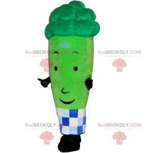 Giant green asparagus mascot - Redbrokoly.com