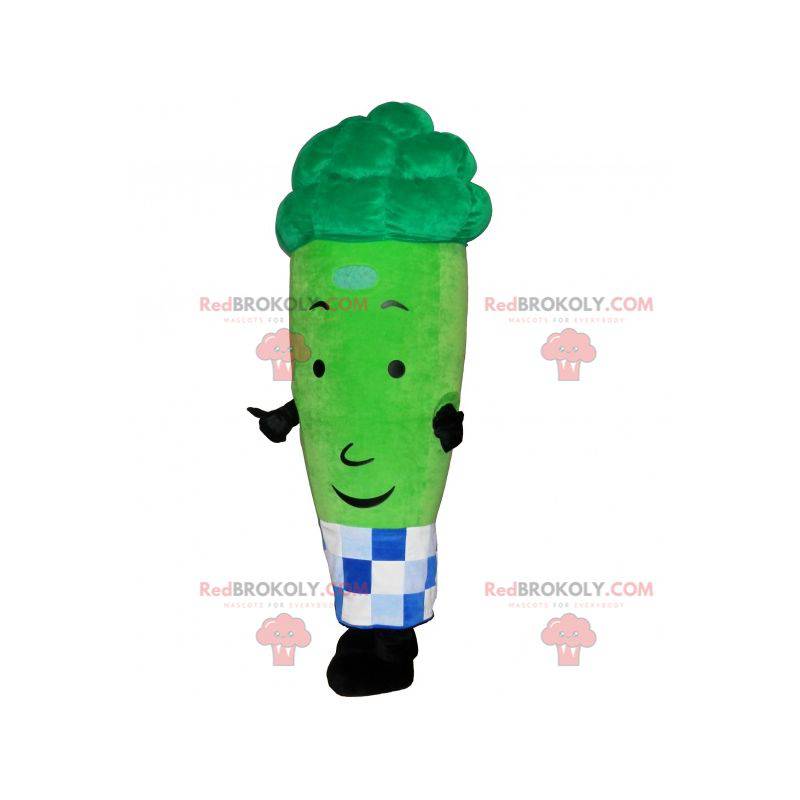 Mascotte gigante di asparagi verdi - Redbrokoly.com