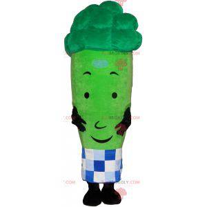 Giant green asparagus mascot - Redbrokoly.com