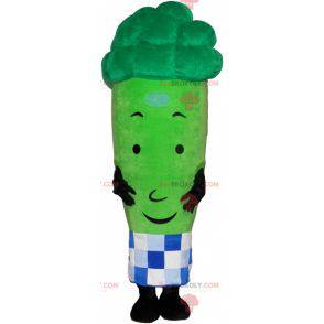 Giant green asparagus mascot - Redbrokoly.com