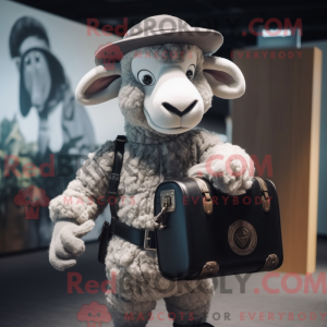 Disfraz de mascota Ram gris...