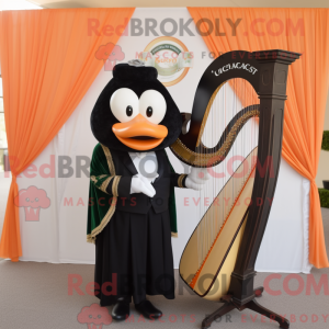 Peach Celtic Harp máscara...
