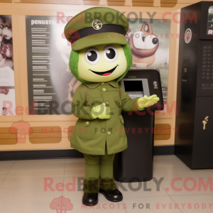Olive Mare mascottekostuum...