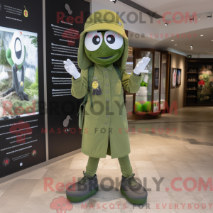 Olive Mare mascottekostuum...
