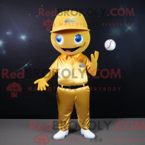 Guld Petanque Ball maskot...
