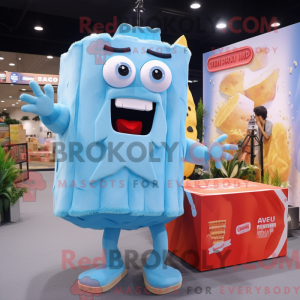 Sky Blue Lasagna mascot...