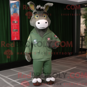 Disfraz de mascota burro...