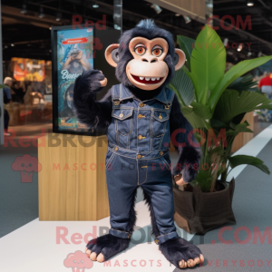 Mascotte de chimpanzé noir...