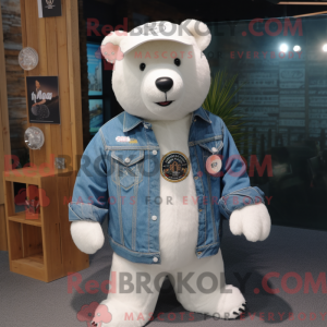 Máscara de Urso Branco...