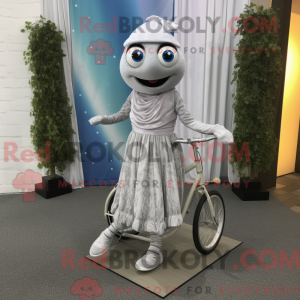 Silver Unicyclist mascot...