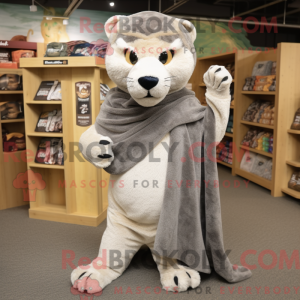 Gray Mountain Lion mascot...