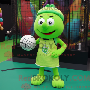 Lime Green Volleyball Net...