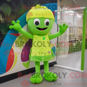 Lime Green Volleyball Net...